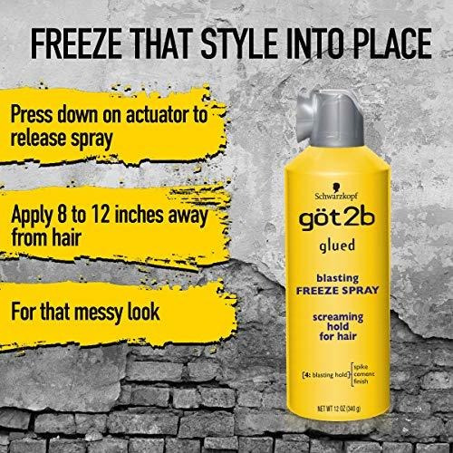 Got2b Encolada De Voladura Freeze Hairspray Aero, De 12 Onza