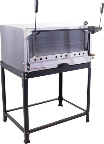 Forno Duplo Refratário Pizza 950x800x270 A Gás