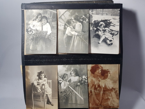 Imagen 9 de 10 de Antiguo Album Muestrario Postales X 300 Buen Estad Mag 57409