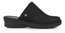 Comprar Zueco Cuero Mujer Confort Cavatini Chinela Elastico Briganti