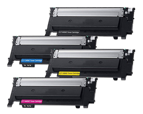 Kit 4 Toner Leon Compatible 404 C404 M404 Y404 C430w C480w