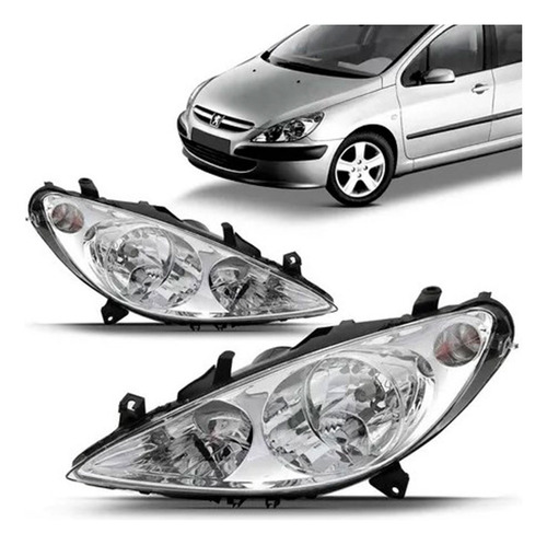 Par Farol Peugeot 307 2003 2004 2005 2006 Com Auxiliar