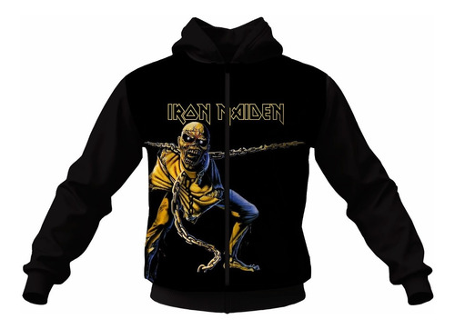 Campera Iron Maiden Acto De Locura Metal Rock Bandas