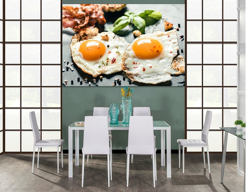 Cuadro Decorativo Para Restauran Cafetería Desayunos 