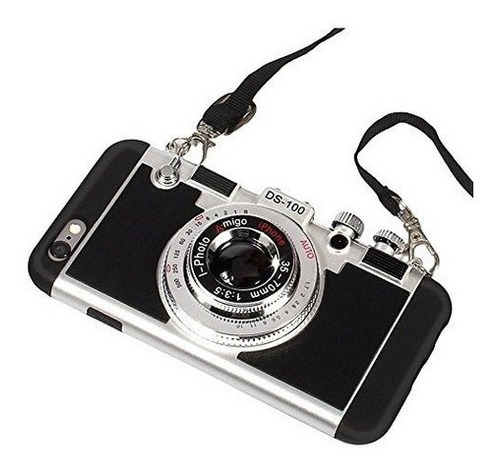 iPhone 55s Funda iPhone SE Cute Case 3d Diseño Unico Camera 