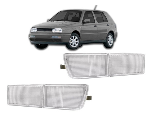 Juego De Giros Faros Golf Mk3 1995 1996 1997 1998 Esteticos