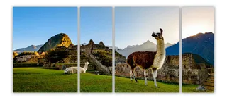 Cuadro 40x100cm Cusco Peru Paisajes Del Mundo Turismo Llama