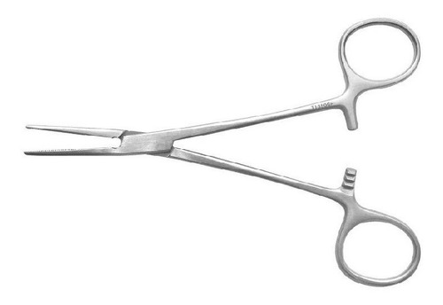 Imagen 1 de 2 de Pinza Kelly Recta 17 Cm Cirugia General Instrumental Guttek