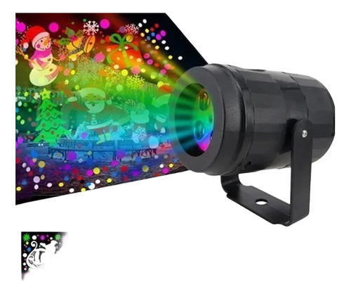Lámpara De Navidad Led Proyector Láser Luz 16 Patrones