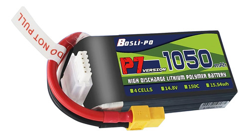 Bosli-po 4s Lipo Bateria 1050mah 14.8v 150c Lipo Bateria Rc