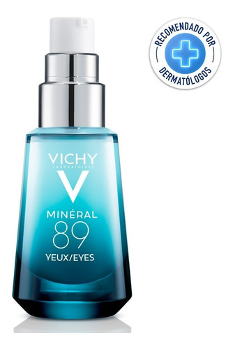 Gel/Serum Fortalecedor y reparador del contorno de ojos Vichy Mineral 89 día/noche para todo tipo de piel de 15mL