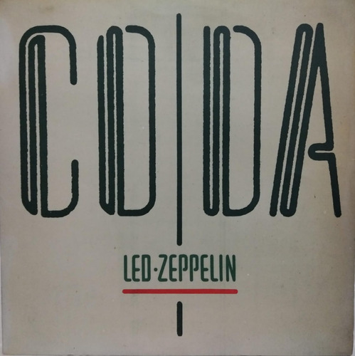 Led Zeppelin  Coda Lp 1982 Argentina Gatefold