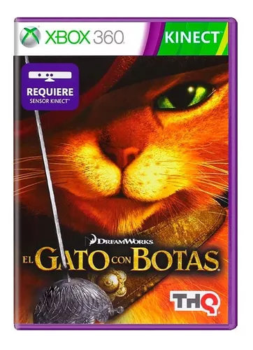 Jogo Kinect El Gato Con Botas - Xbox 360 (pal) Mídia Física