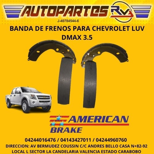 Banda De Frenos Para Chevrolet Luv Dmax 3.5