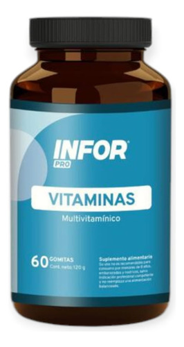 Multivitaminico Vitaminas 60 Gomitas - Infor Pro