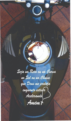 Adesivo Tanque De Moto - Frase Para Moto