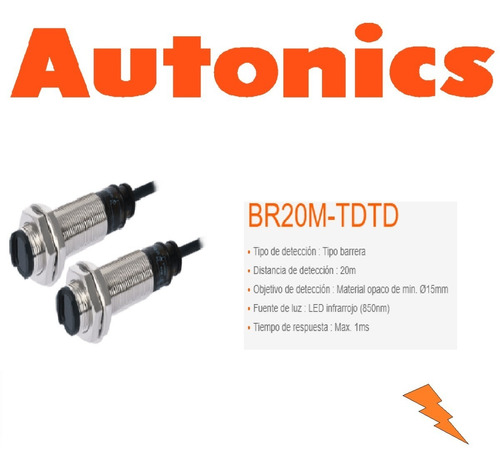 Autonics Br20m-tdtd Sensor Fotoeléctrico 