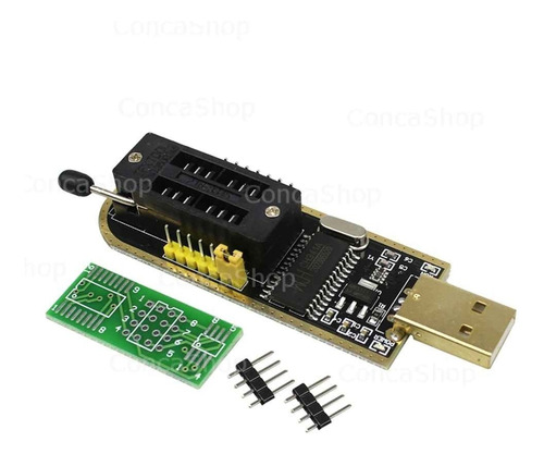 Imagen 4 de 6 de Programador Usb Ch341 Completo Pinza Adaptador 1,8v Zocalo
