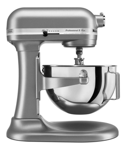 Batedeira com pedestal KitchenAid Professional 5 Plus Series KV25G0X silver 60 Hz 120 V