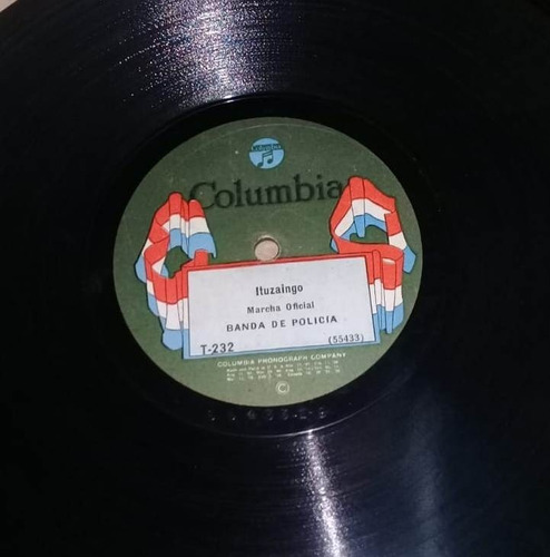 Banda De Policía - Himno Nacional / Ituzaingo 78 Rpm Kktus