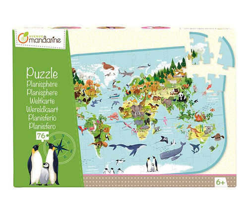 Puzzle Planisferio - Avenue Mandarine