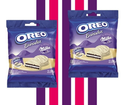 Oreo Bañadas Choco/choco Blanco X119g En Golosinar