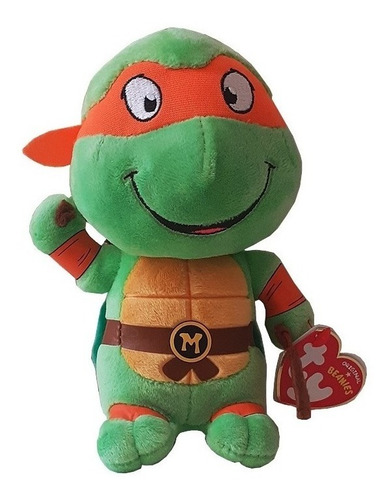 Pelúcia Michelangelo Da Tartaruga Ninja Dtc Original 15 Cm