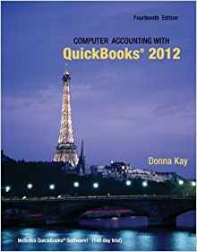 Computer Accounting With Quickbooks 2012 And Student Cd