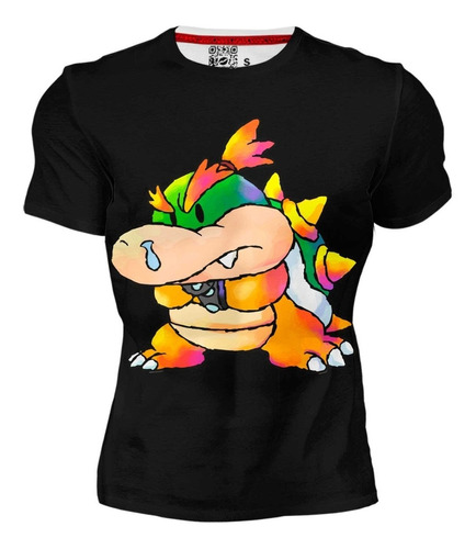 Playera Sublimada Full Print Caricatura Browser Super Mario 