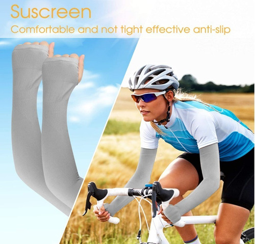 Mangas De Protección Solar Deportivas For Mujer 3 Pares