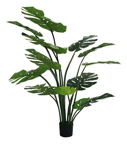 Planta Artificial Monstera 110cm Árbol Decorativo Plastico