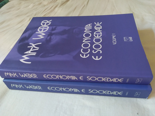Economia E Sociedade, De Max Weber. Volume 1 E Volume 2 (Usado)
