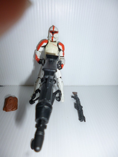 Star Wars Clone Trooper Disparando TriPod Cannon Cañon Firin