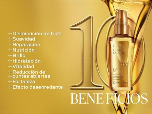 Elixir De Luxe Lbel Tratamiento Cabello Hidrata Reparacion