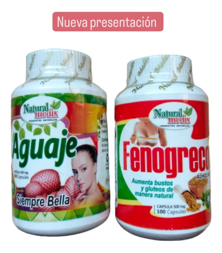 Aguaje + Fenogreco Oferta - Unidad a $39500