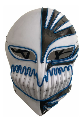 Careta Luchador Halloween Luminosa Disfraz X 1