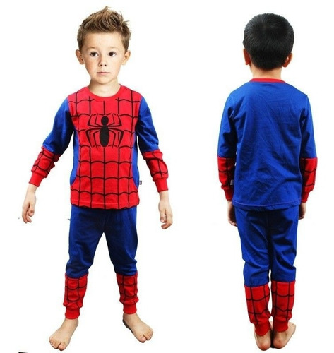 Pijama Azul -roja Niño Spiderman Disponible 