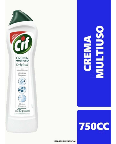 Cif Crema Limpiador Con Micropartículas 750ml