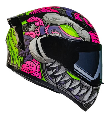 Imagen 3 de 7 de Casco Abatible Kov Estelar Balam Colores Certificado Dot