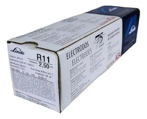 Electrodos Linde R-11 2.5 (10kg) Punta Roja