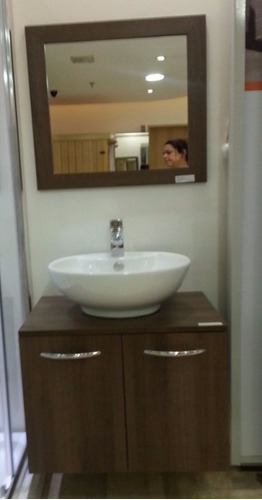 Mueble De Baño De 60cm Con Espejo Para Lavamanos De Lujo
