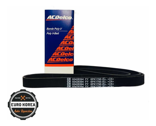 Correa Unica Ford Fiesta Ka Ecosport 1.6 6pk2246 Ac Delco