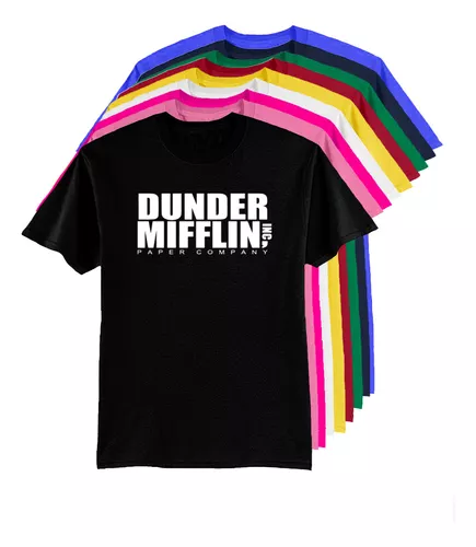 Camiseta Dunder Miflin preto The Office em promoção