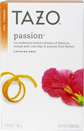 Tazo Herbal Tea Passion - 20 Bolsitas De Té - 2 Piezas