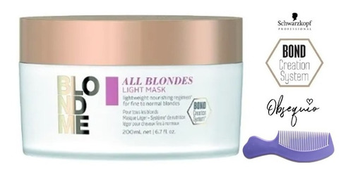 Schwarzkopf Blond Me Mascarilla - mL a $526