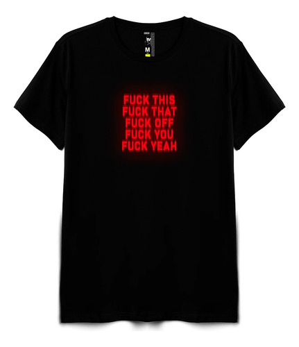 Camiseta Hombre Black Fuck