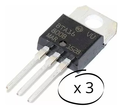 Transistor Triac Scr Bta16-800  