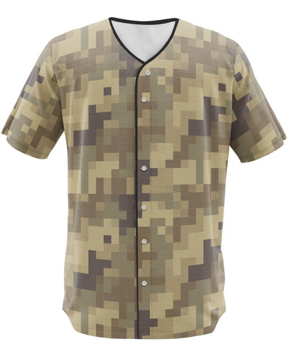 Camisa Jersey Camuflado Camo Deserto Camuflagem Digital