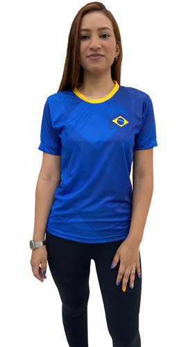 Camisa Brasil Feminina Torcedor Comemorativa Copa Do Mundo 3