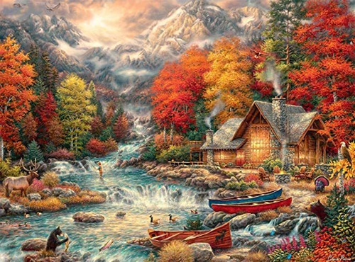 Juegos Buffalo - Puzzle De 1000 Piezas Con Imágenes Ocultas